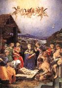 BRONZINO, Agnolo Adoration of the Shepherds sdf painting